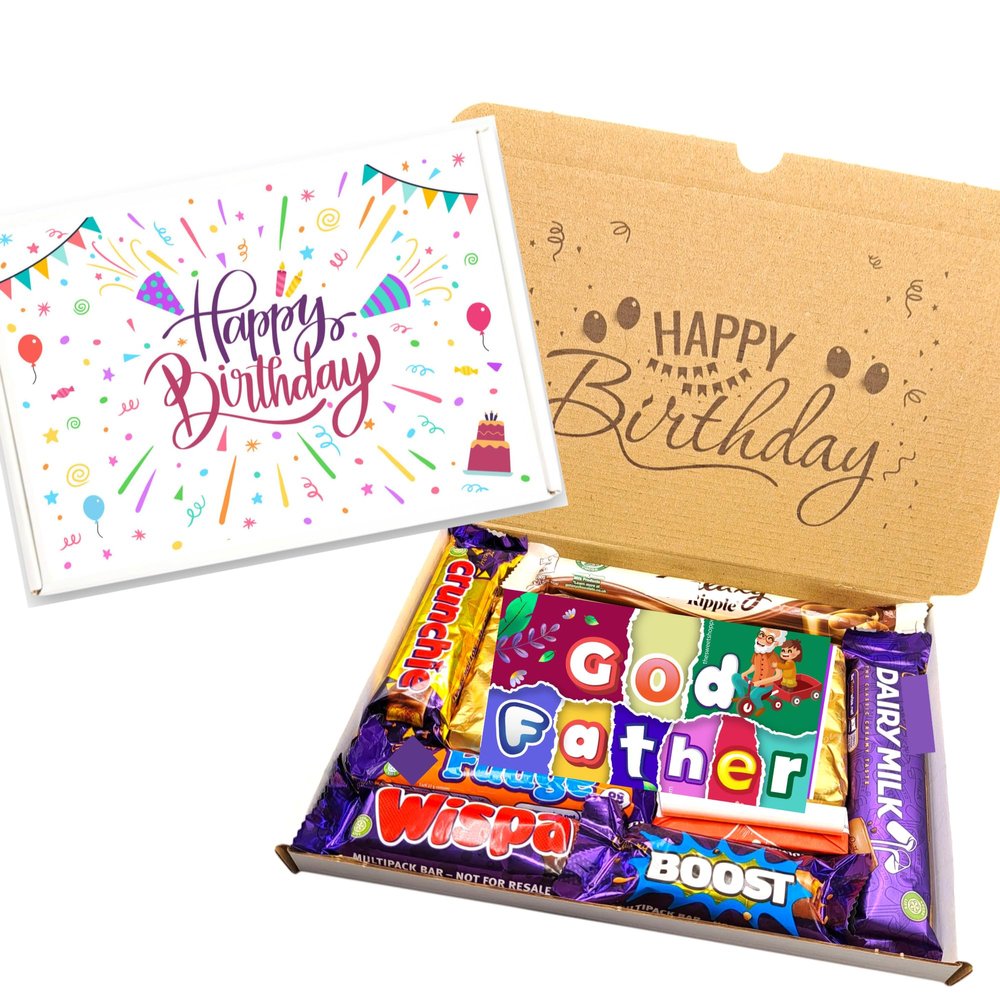 GOD FATHER Chocolate Gift Box | GOD FATHER Birthday Gift | Present for Him | Birthday Hamper | Chocolate Hamper