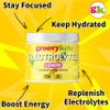 Groovy Keto Electrolytes Powder - Lemon Flavour, 250g tub, 50 Servings, Sugar Free, Gluten Free, Zero Calories, Fasting, Hydration for Keto view 2
