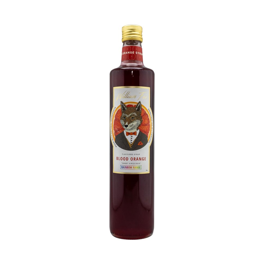 William Fox Premium Rainbow Range Blood Orange Syrup 75cl