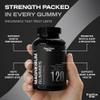 Fraction One Magnesium Gummies - 120 Gummies - 60 Servings - 1100 mg Per Serving - Magnesium Citrate 1400mg - Glycinate 250mg - Malate 200mg - Oxide 150mg - Elemental Mg view 3