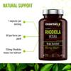 Essensey Rhodiola Rosea Extract - 100mg - Enhancement of Cognitive Function and Circulatory Support | Optimal Brain and Gastrointestinal Function | Supplement | 90 Vegetarian Capsules view 3