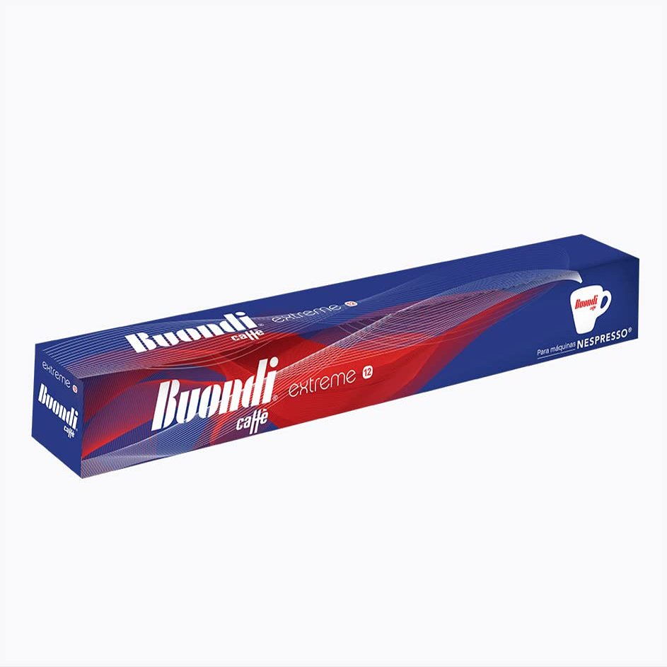 Buondi Caff Extreme Blend Coffee Capsules Compatible with Nespresso* Original Machines - 10 Capsules available in 1 box