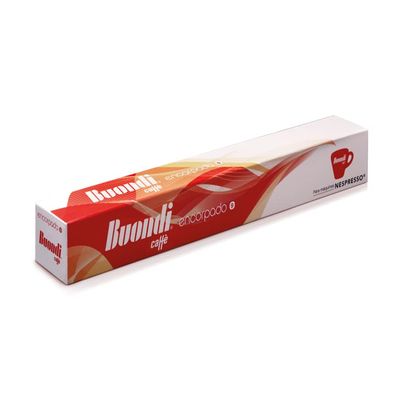 Buondi Caff Encorpado Blend Coffee Capsules Compatible with Nespresso* Original Machines - 10 Capsules available in 1 box