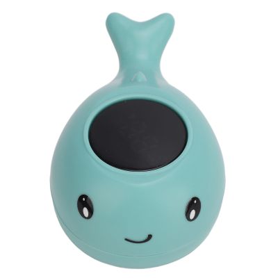 Whale Bath Temperature Tester, Digital Waterproof Accurate Detection Portable Cute Highly Sensitive Add Fun Toddler Shower Temperature Sensor for Daily Life (Green)