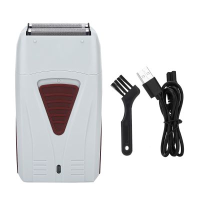 ANKROYU Electric Shaver for Men, USB Rechargeable Electric Shaver, Reciprocating Portable Beard Trimmer for Dry Wet Shaver Tool Grey
