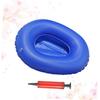 MAGICLULU Collapsible Potty Medical Inflatable for Elderly Portable Patient Care Blue Hand Pump Random Color view 1