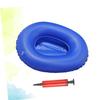 MAGICLULU Collapsible Potty Medical Inflatable for Elderly Portable Patient Care Blue Hand Pump Random Color view 4