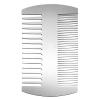 Kootinn Stainless Steel Beard and Hair Comb, Credit Card-Sized, Anti-Static, Dual-Action, Unisex Adult view 1