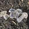 EKFBQBGW Crystal 40-50mm Crystal Mushroom Natural Clear Quartz Mushrooms Lovely Rose Crystal stone Agaric Home Decoration Can be Used for Home Collections view 4