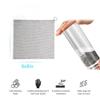 Stainless Steel Cast Iron Scrubber SJZ SUN RUN 316L 8 * 8" Metal Cast Iron Skillet Cleaner Chainmail for Cast Iron Pan, Camping, RV, BBQ, Baking, Vases, Barbecue Grill, Copper Cooker Cleaning view 2