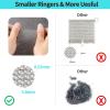 Stainless Steel Cast Iron Scrubber SJZ SUN RUN 316L 8 * 8" Metal Cast Iron Skillet Cleaner Chainmail for Cast Iron Pan, Camping, RV, BBQ, Baking, Vases, Barbecue Grill, Copper Cooker Cleaning view 3