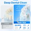 Water Flosser for Teeth Cordless Picks Dental Electric Oral Irrigator Portable Cleaner UK with 8 DIY Modes 7 Jets 300ml Tank Braces Flossers Rechargeable (Blue) view 2