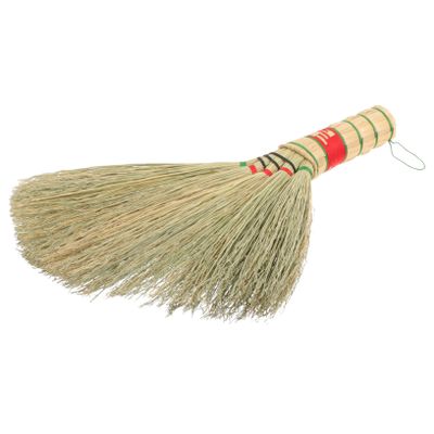 Beavorty Traditional Handwoven Dust Brush Compact Desktop Broom for Home Cleaning Lightweight and Practical Woven Bed Broom for Dust Removal