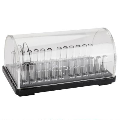 Bceer Dental Orthodontic Ligature Wires Organizer Preformed Round Metal Ligature Ties Holder Acrylic Case With Cover For Dental Clinic Arrange And Store