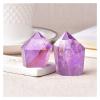1PC Natural Amethyst Point Wand Quartz Crystal Crystal Stone Tower Handmade Home Decor Pyramid Ornaments Decoration Crystal (A 3_5cm) view 2