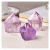 1PC Natural Amethyst Point Wand Quartz Crystal Crystal Stone Tower Handmade Home Decor Pyramid Ornaments Decoration Crystal (A 3_5cm) view 4
