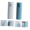COLLBATH 2pcs Travel Toothbrush Box Portable Toothpaste Storage Organizer for Camping Bathroom Lid view 3