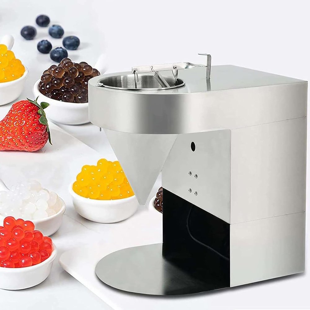 CGLYYDS Bubble Tea Pearl Maker Popping Boba Molding Tool 50kg/h,Automatic Tapioca Pearl Making Machine Bubble Tea Pearl Maker Popping Boba Molding Tool Taro Ball Cassava Ball Maker