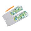 3 Pair Reflexology Socks with Massage Stick,Foot Massage Reflection Area Schematic Socks with Pressure Points,Help Improve Circulation,White-A view 1
