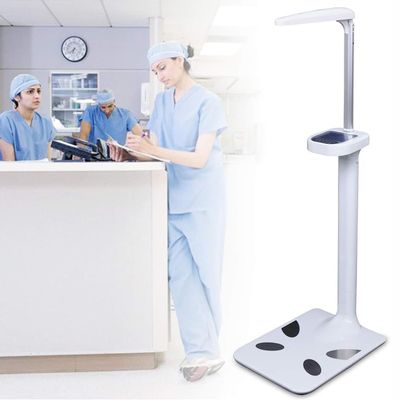 CYMYYDS Electronic Height And Weight Scale, Medical Office Scale,Smart Physician Scale with LCD Display, Display Weight, Height, Obesity Value, BMI, 440lbs/200kg