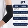 XiangSKY 2 Pair Compression Arm Sleeves Forearm Compression Sleeve for Lymphedema, Varicose Veins, Swelling, Arm Injury, Sports view 3