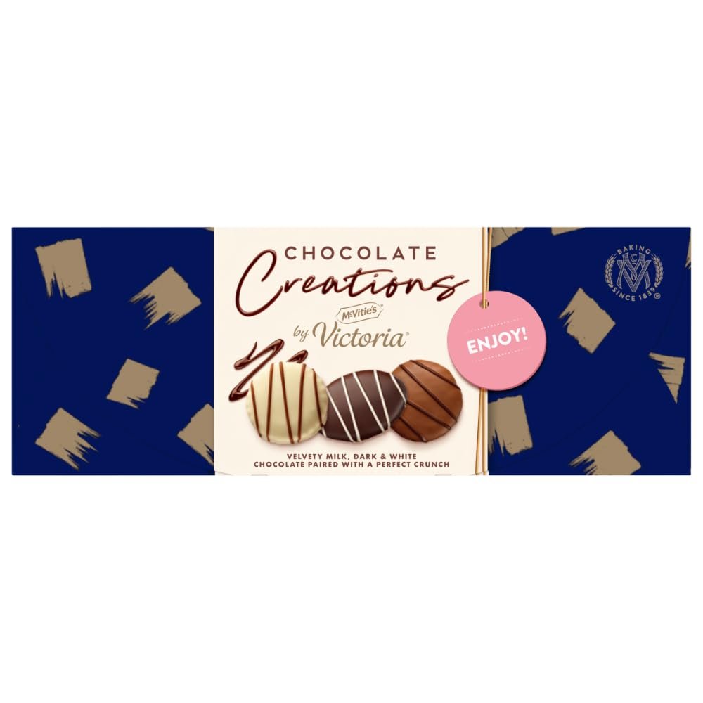 McVitie's Victoria Chocolate Creations Christmas Biscuit Assortment, 95 g (Pack of 1)
