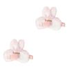 Healeved 2pcs Stereo Rabbit Ear Shaped Eye Mask for Sleeping Adorable Plush Shading Eyepatch for Sleeping Accessories and Eye Patch Comfort view 1