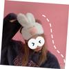Healeved 2pcs Stereo Rabbit Ear Shaped Eye Mask for Sleeping Adorable Plush Shading Eyepatch for Sleeping Accessories and Eye Patch Comfort view 2