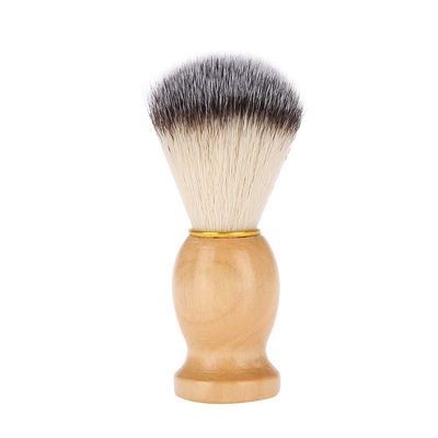 Beard Cleaning Brush, Beard Brush, Portable Men Soft Synthetic Hair Wooden Handle Beard Shaving Brush Barber Salon Tool, Barber Brush