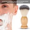 Beard Cleaning Brush, Beard Brush, Portable Men Soft Synthetic Hair Wooden Handle Beard Shaving Brush Barber Salon Tool, Barber Brush view 3