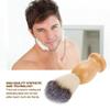 Beard Cleaning Brush, Beard Brush, Portable Men Soft Synthetic Hair Wooden Handle Beard Shaving Brush Barber Salon Tool, Barber Brush view 4