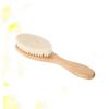 MAGICLULU 2pcs Dense Wool Shaving Brush for Men Curved Handle Hair Brush Barber Shop for Mustache view 4