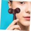 Beaupretty Wooden Face Massager Face Massage Tool for Firming Beauty Massager Rolling Dual Balls Slimming Tool Wooden Beauty Device for Home Use view 2