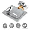Ciieeo 2pcs Suction Cup Soap Tray Punch Soap Holder for Kitchen Sink Draining for Bathroom for Shower Wall Mounted view 4