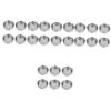 Ciieeo 4sets Stainless Steel Soap Holder Caps Magnetic Drain Rack Caps Bathroom Supplies Soap Dish Drainage 6pcs*4 view 1