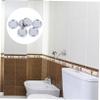Ciieeo 4sets Stainless Steel Soap Holder Caps Magnetic Drain Rack Caps Bathroom Supplies Soap Dish Drainage 6pcs*4 view 2
