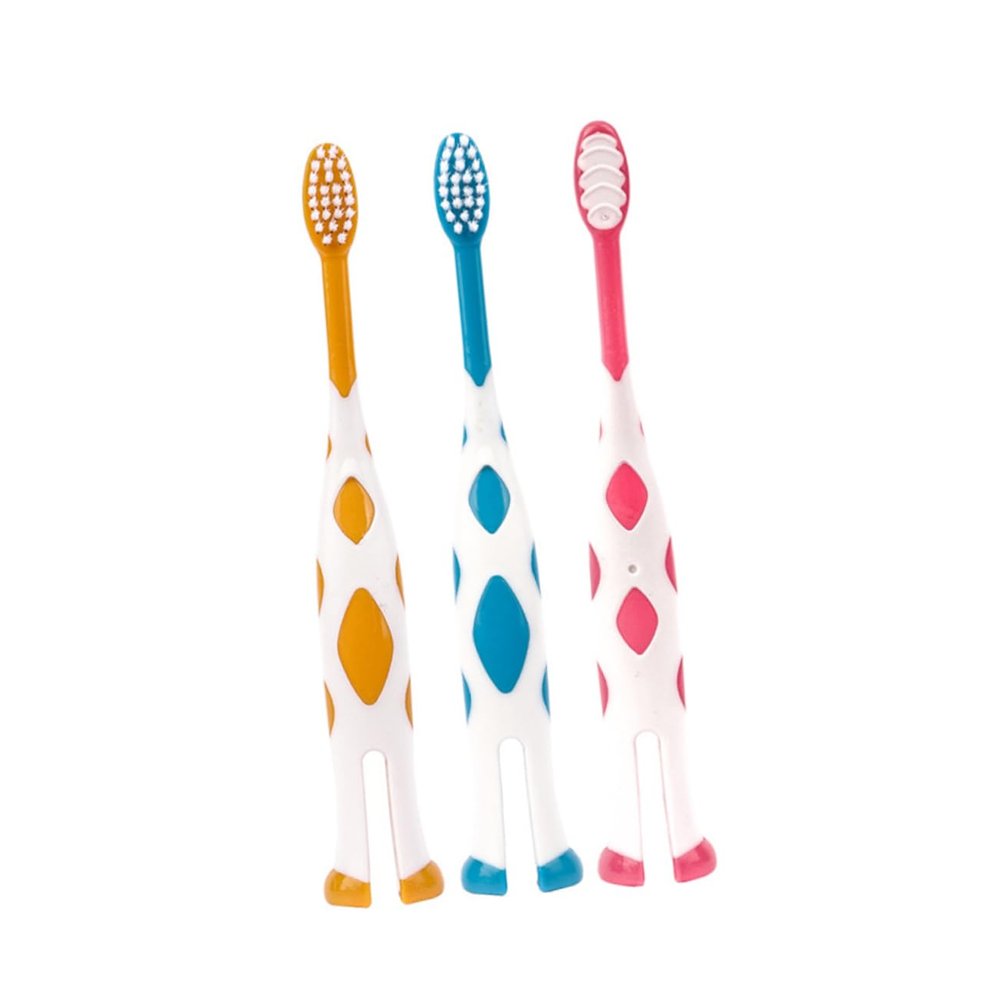 Beaupretty Kids Toothbrush Soft Bristle 6pcs for Toddlers Ages 2-5, Cartoon Handle Childrens Manual Toothbrush Set, Gentle Cleaning for Baby Oral Care