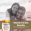 Immune Support Supplement with Vitamin C and Zinc, Supports Skin, Bone and Muscle Health view 2