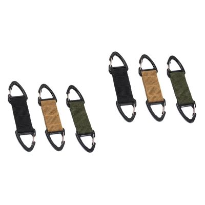 FRCOLOR 6pcs Mask Hook Slip Nylon Mask Ear Hook Strap Backpack Buckles for Daily Use and Outdoor Activities