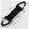 FRCOLOR 6pcs Mask Hook Slip Nylon Mask Ear Hook Strap Backpack Buckles for Daily Use and Outdoor Activities view 3
