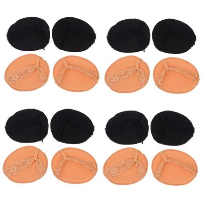 FRCOLOR 8pairs Antiskid Front Sole Shoes Pads High-Heeled Shoes Pads Foot for Comfortable Walking and Standing Hard Floors