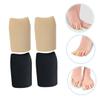 Anneome 2pairs Wear Protective Cover Toe Caps for Runners Soft Silicone Lining Closed Toe Sleeves for Shoe Comfort view 3