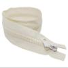 1pc Ivory Resin Zip Open-End Fastener Cream Zipper Single Slider with Plastic Teeth One-Way Puller Zip Repair Replacement for Jackets Fleeces Coats (75cm (29.5) Long) view 1
