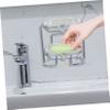 Ciieeo Bear Head Ceramic Soap Dish Soap Container Self-draining for Bathroom Countertop Use view 3