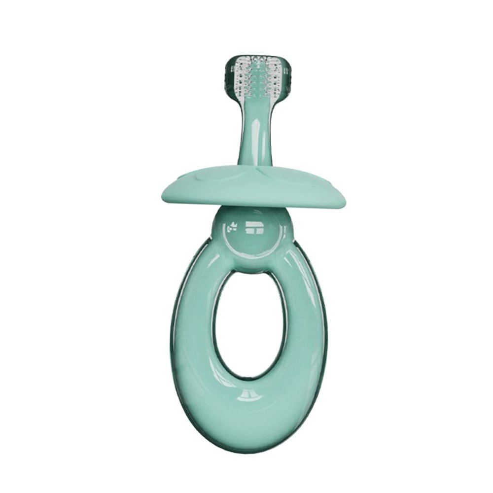 Beaupretty Children's Silicone 3D Baby Toothbrush Training Oral Cleaner for Toddler Teeth and Tongue, Soft Kids Toothbrush Suitable for Newborns and Toddlers, OPP Bag