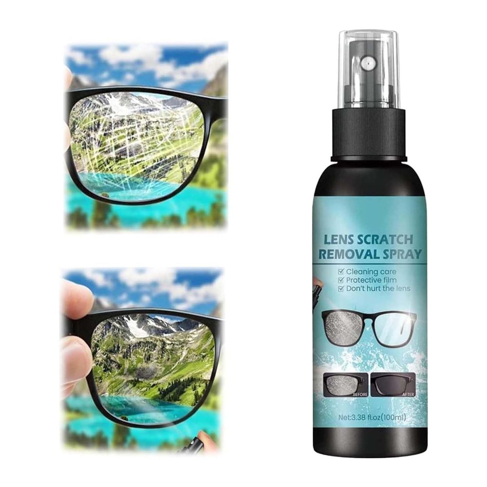 2024 New Lens Scratch Remover,Eye Glass Cleaners Spray,Eyeglass Scratch Remover,Scratch Remover for Sunglasses,Eyeglass Cleaning Tools for Lenses Screens,Sunglass Scratch Remover (1PC)