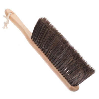 Beavorty Solid Wood Bristle Bed Brush and Sofa Brush with Handle for Bedroom and Quilt Cleaning Household Portable Cleaning Tool for Home and Hotel Use