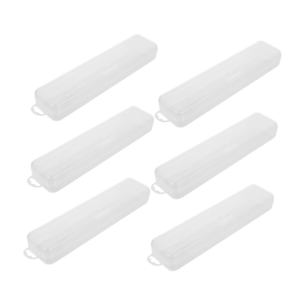 COLLBATH Portable Toothbrush Box Pp Holder Toothbrush Case Container for Camping Picnic