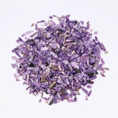 100g Natural Purple Gravel Crystal Stone 7mm-9mm for Gift Ornaments NaturalCrystal Room Decoration duanlism