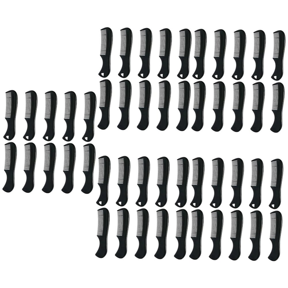MAGICLULU 50pcs Mens Mini Pocket Comb Hair Comb Portable Hairdressing Brush for Grooming Mustache Beard Styling Beard
